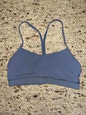 Lululemon Nulu sports bra light blue